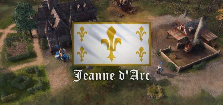 Логотип фракции Жана д'Арк в Age of Empires IV